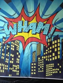 Poster for Birthday video from Batman and Robin
