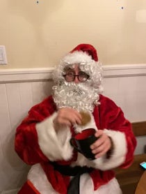 Poster for Holiday video from QAnon Sham Man