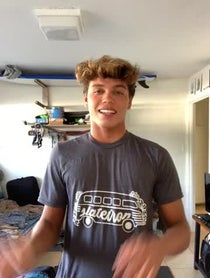 Poster for Birthday video from John Michael Van Hohenstein