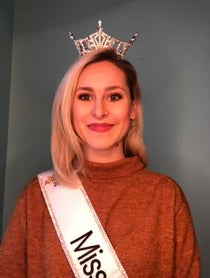 Poster for Pep Talk video from Miss Ohio Caroline Grace Williams