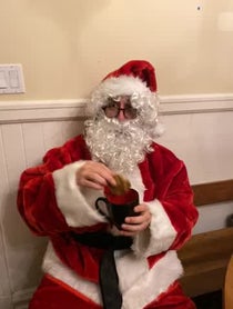 Poster for Holiday video from QAnon Sham Man