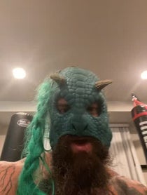 Poster for Pep Talk video from Luchasaurus