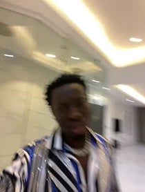 Poster for Pep Talk video from Michael Blackson