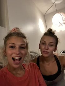 Poster for Birthday video from Jenna & Ashleigh Dodunski