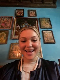 Poster for Holiday video from Olivia Holt