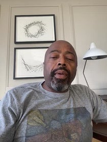 Poster for Wedding shoutout video from Donnell Rawlings