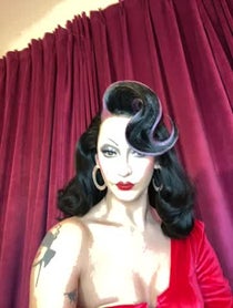 Poster for Birthday video from Violet Chachki