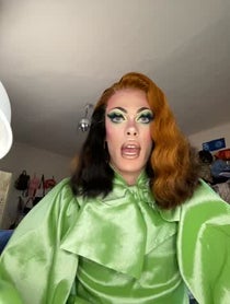 Poster for Wedding shoutout video from Gigi Goode