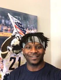 Poster for Wedding shoutout video from LaDainian Tomlinson