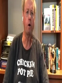 Poster for Birthday video from Woody Paige