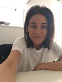 Poster for Birthday video from Emmanuelle Chriqui