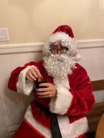 Poster for Holiday video from QAnon Sham Man