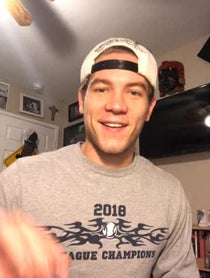 Poster for Birthday video from Lucas Adams