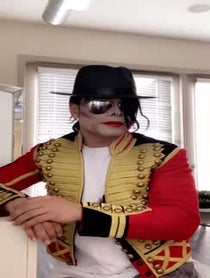 Poster for Birthday video from Michael Jackson Danny Dash