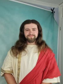 Poster for Anniversary video from TikTok Jesus