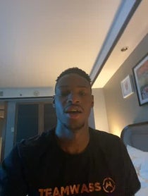 Poster for Pep Talk video from Joel Ayayi