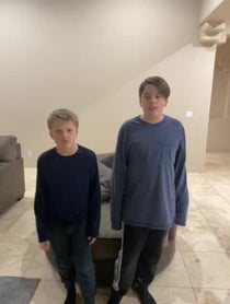 Poster for Birthday video from Ethan and Cole