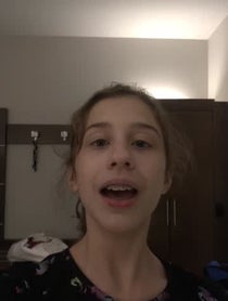 Poster for Birthday video from Eliana Jones