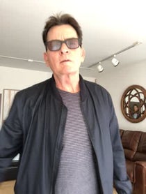 Poster for Otros video from Charlie Sheen