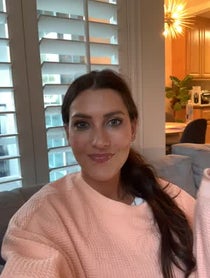 Poster for Wedding shoutout video from Becca Kufrin