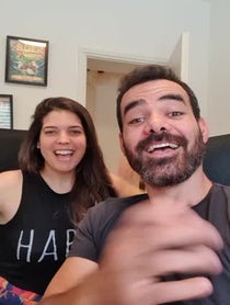 Poster for Anniversary video from Yehuda & Maya Devir