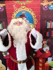 Poster for Holiday video from Santa Claus
