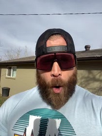 Poster for Wedding shoutout video from Dave Lipson