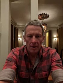Poster for Give Thanks video from Lance Armstrong