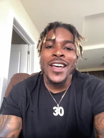 Poster for Birthday video from Corey Clement