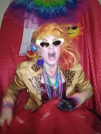 Poster for Birthday video from Nellie-ELVIA and CYNDI LAUPER Tributes