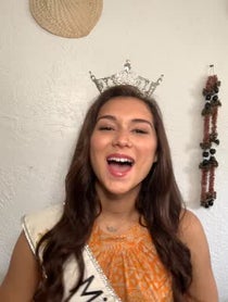 Poster for Birthday video from Miss Hawaii Nikki Holbrook