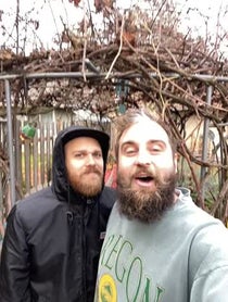 Poster for Announcement video from The Gay Beards