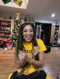 Poster for Birthday video from Amanda Seales
