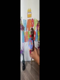 Poster for Birthday video from Mojo The Monkey