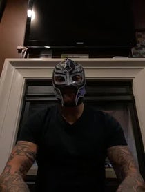 Poster for Holiday video from Rey Mysterio