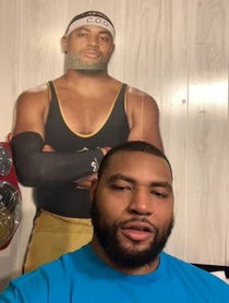 Poster for Birthday video from Angelo Dawkins