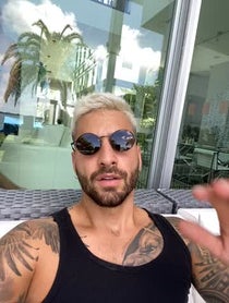 Poster for Birthday video from Maluma