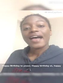 Poster for Birthday video from Temi Fagbenle