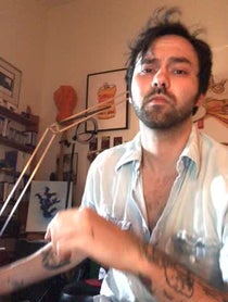 Poster for Birthday video from Shakey Graves