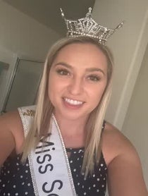 Poster for Birthday video from Miss South Dakota Amber Hulse