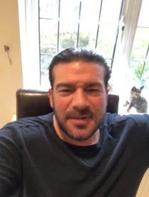 Poster for Birthday video from Tamer Hassan