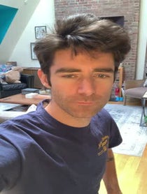 Poster for Birthday video from Drew Gehling