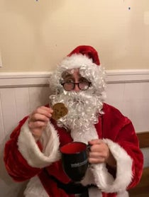 Poster for Holiday video from QAnon Sham Man
