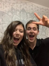 Poster for Birthday video from Mariah and Bill