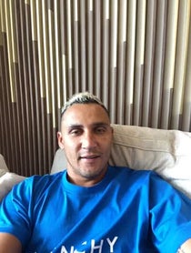 Poster for Birthday video from Keylor Navas