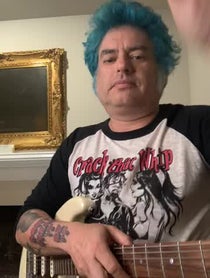 Poster for Birthday video from Fat Mike