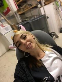 Poster for Birthday video from Cruella Morgan