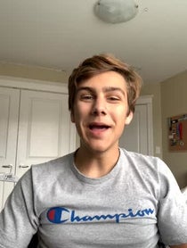 Poster for Birthday video from Trevor