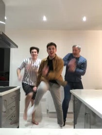 Poster for Birthday video from The Famileigh