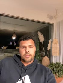 Poster for Pep Talk video from Jo-Wilfried Tsonga